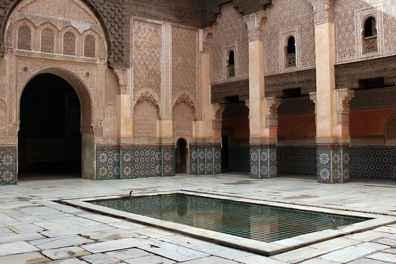 An ancient and historic courtyard 