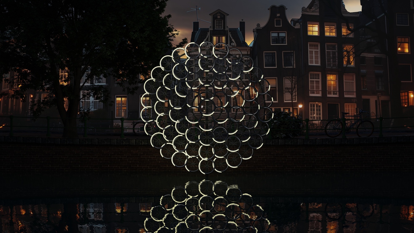 Image from Rituals Edition 13 Amsterdam Light festival 