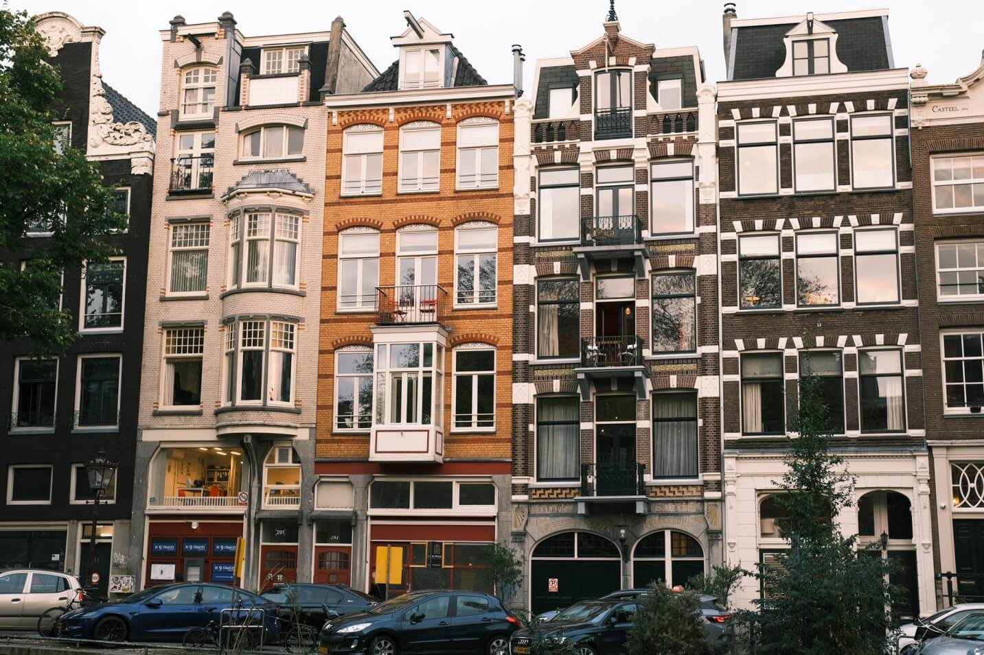Canal Houses In Amsterdam