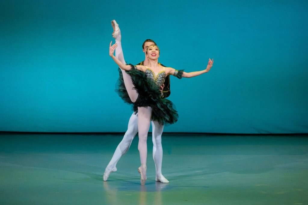 Ballet dancer performing on stage