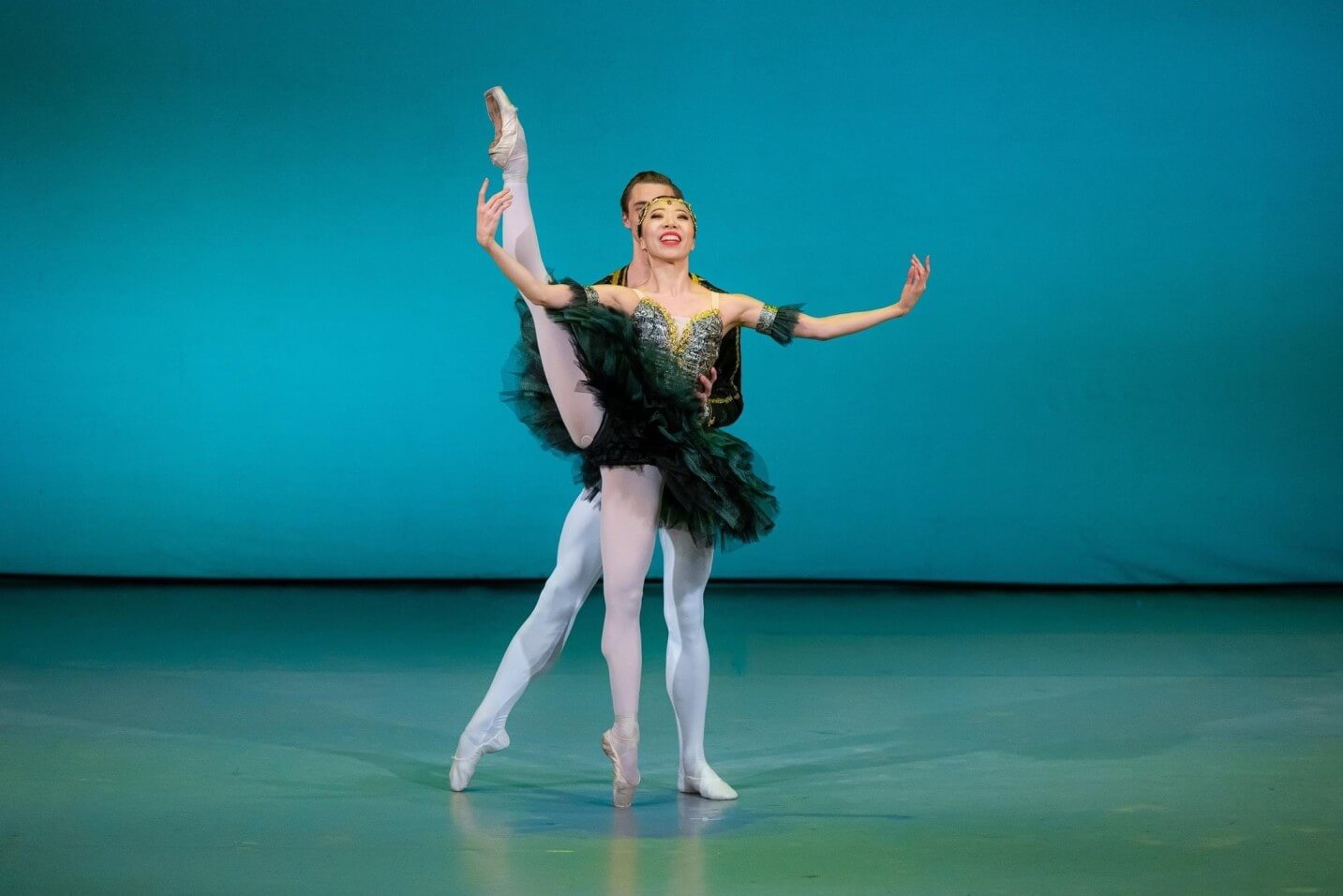 Ballet dancer performing on stage